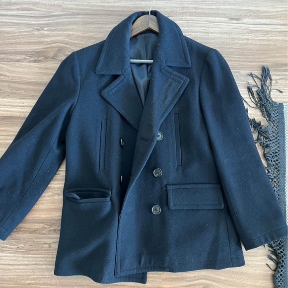 Club Monaco Navy Peacoat - Picture 1 of 3
